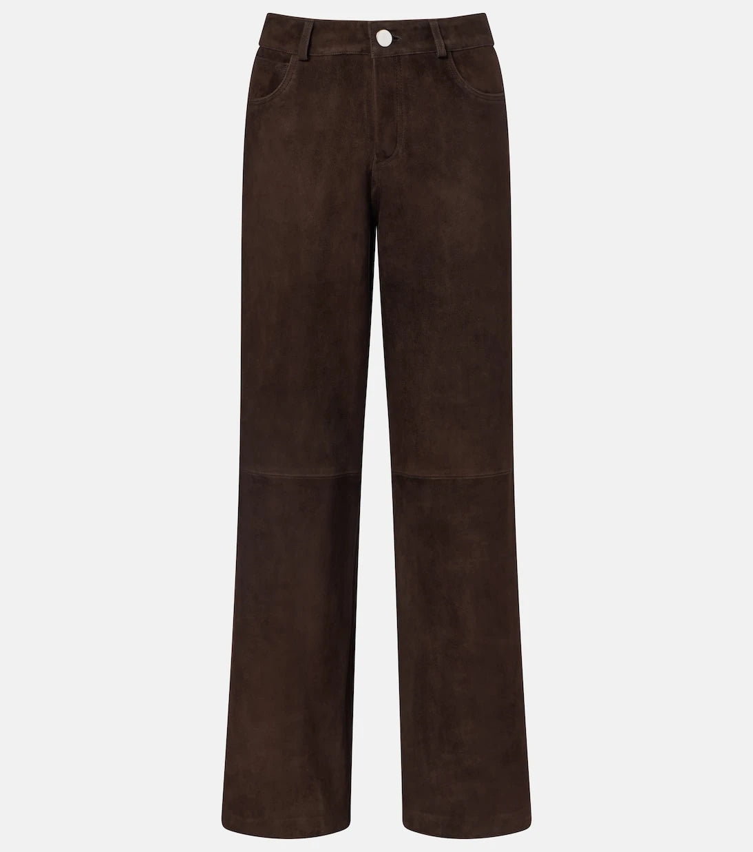 Nour Hammour - Milo suede wide-leg pants