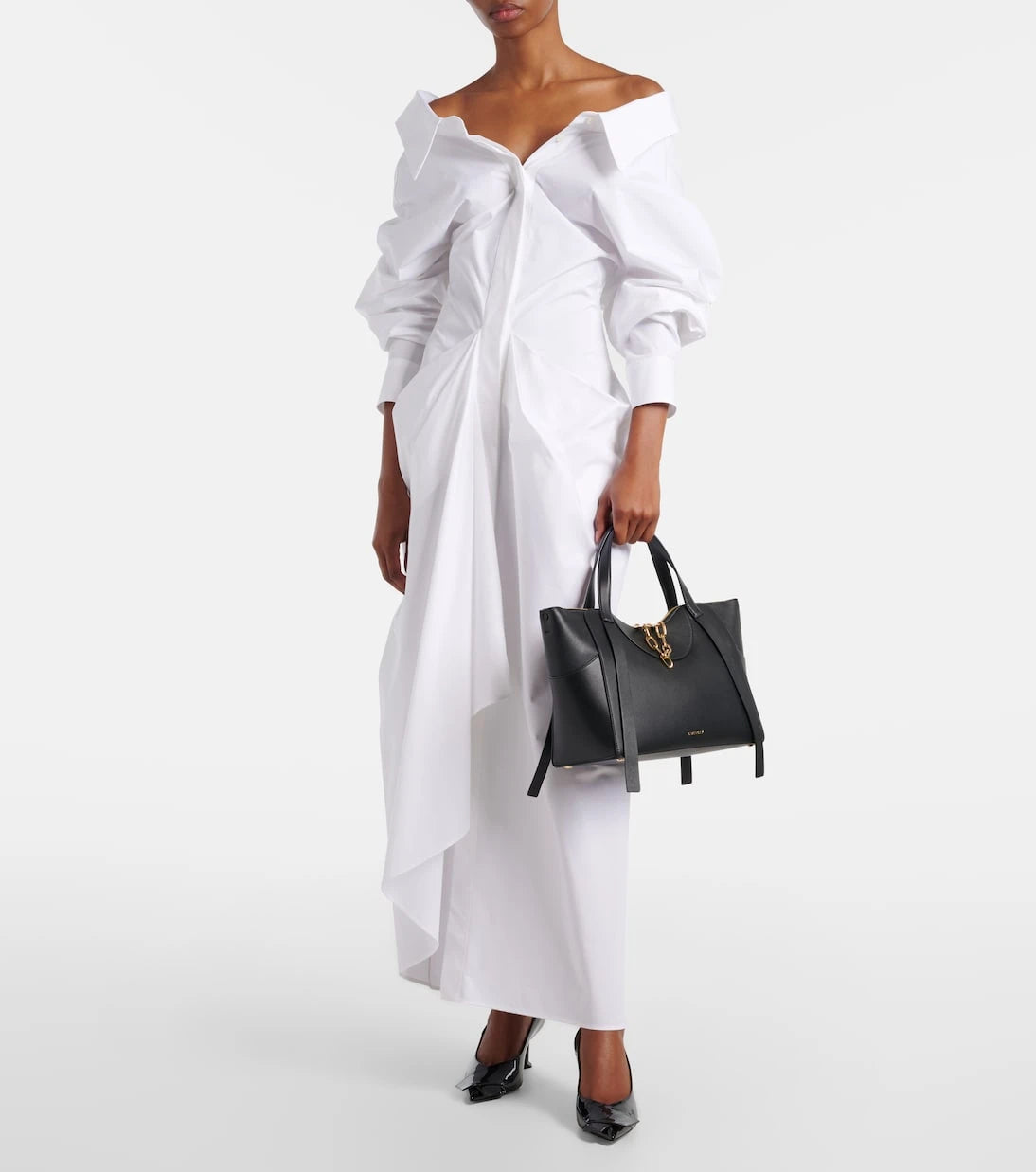 Givenchy - The Snatch Medium leather tote bag