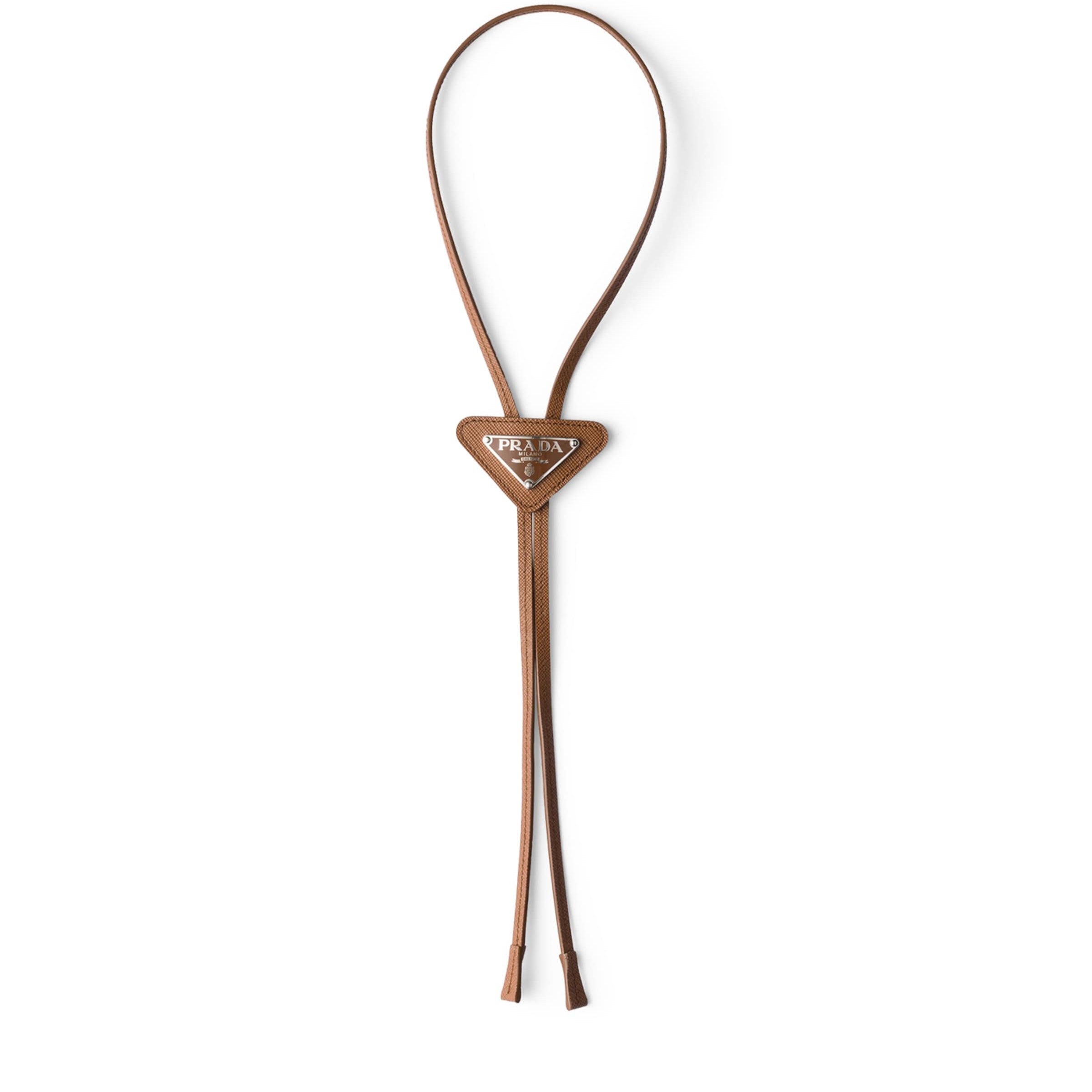 Prada Saffiano Leather Bolo Tie