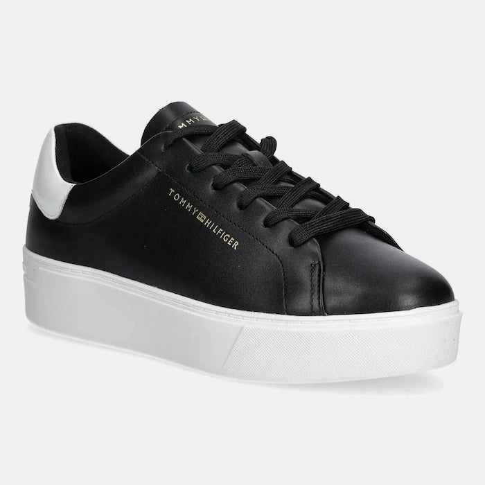 Tommy Hilfiger CHIC PLATFORM CUPSOLE PATENT Deri Spor Ayakkabı