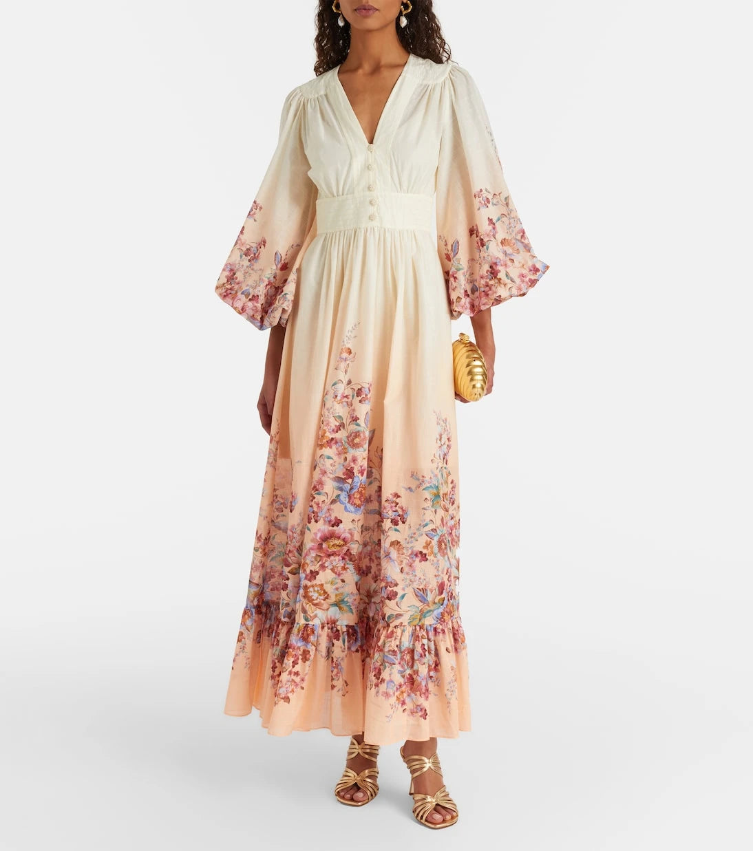 Zimmermann - Awaken floral cotton maxi dress