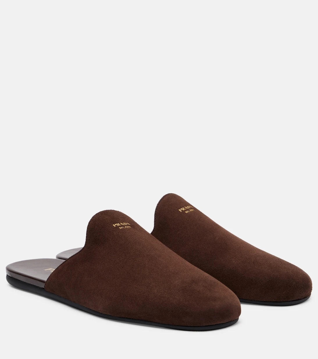 Prada - Suede mules