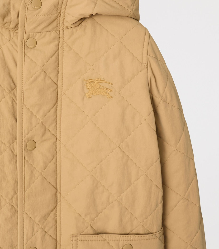 Burberry Kids Quilted EKD Coat (3-12 Years)