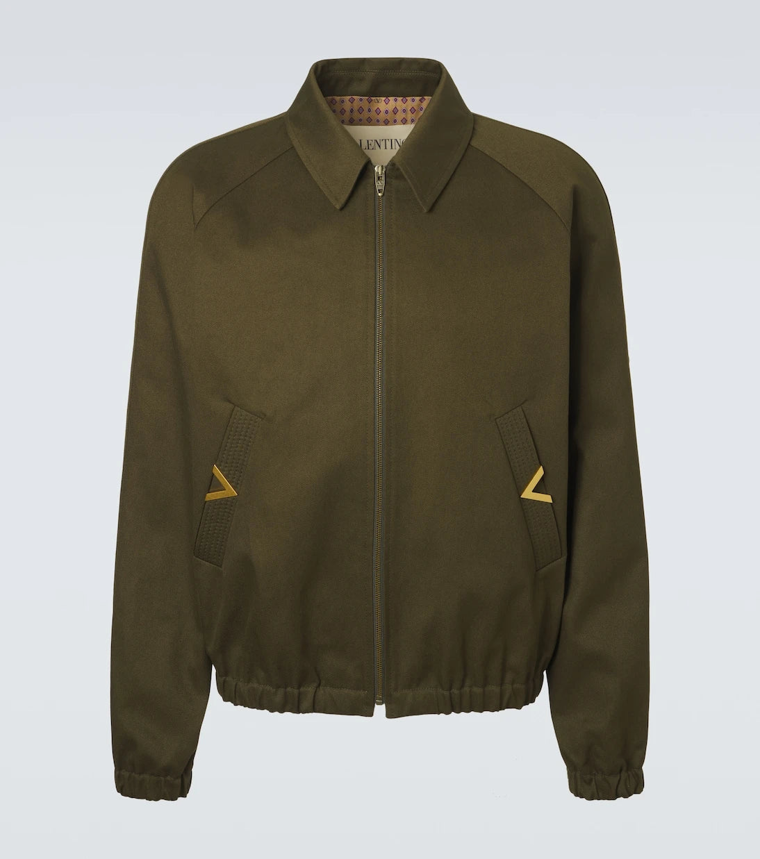 Valentino - VGold cotton gabardine blouson jacket