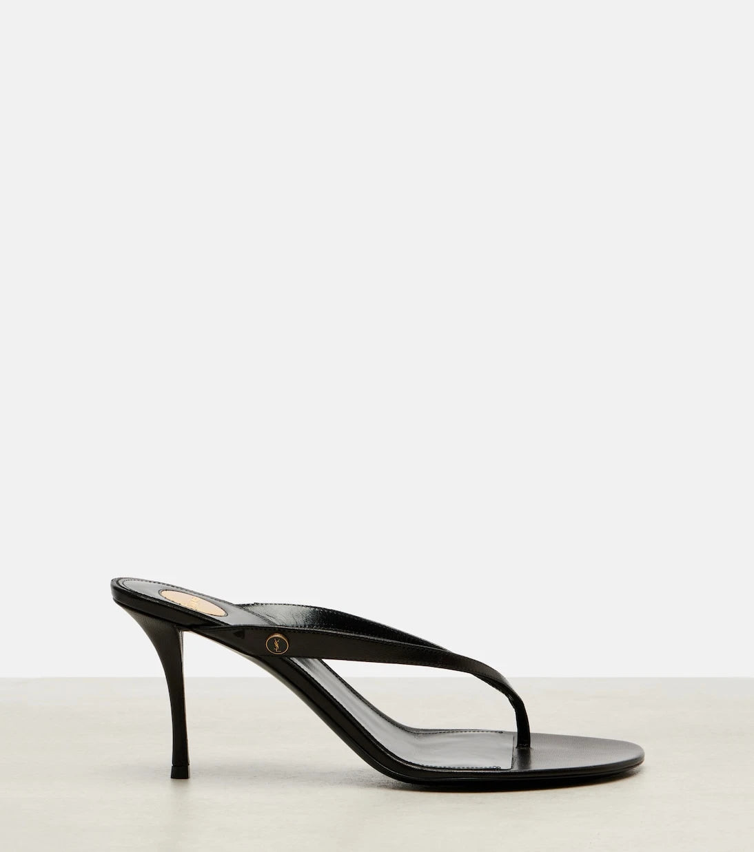 Saint Laurent - Sue leather thong sandals
