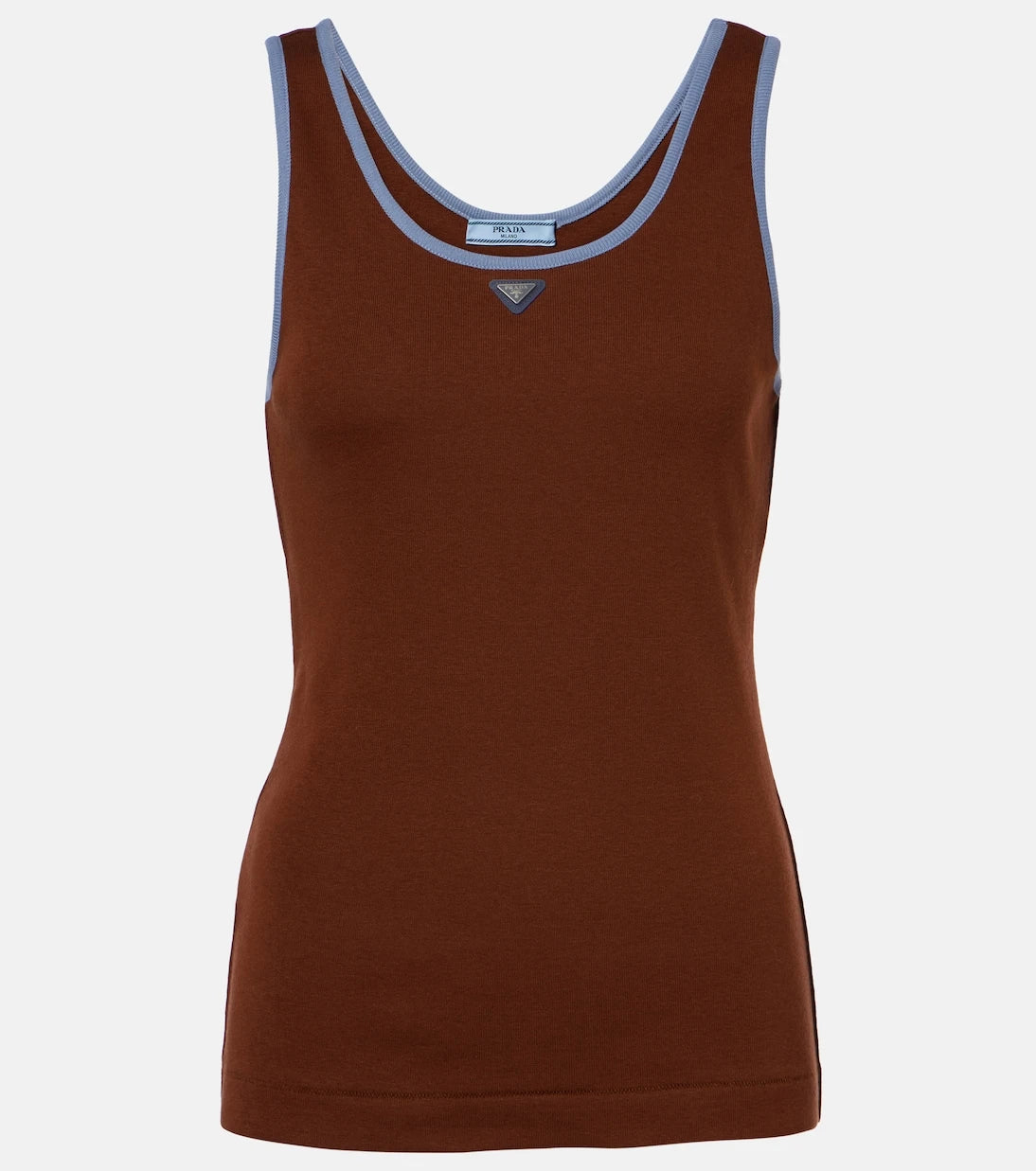 Prada - Cotton jersey tank top