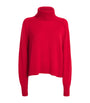 Red Cashmere Snood Sweater