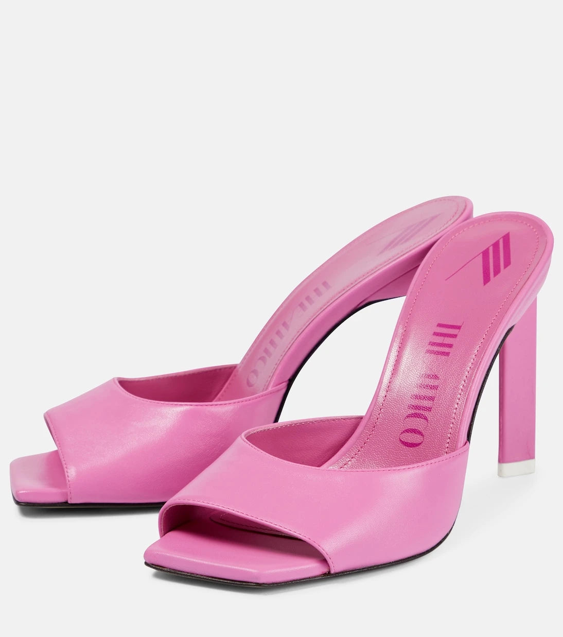 The Attico - Kaia leather mules