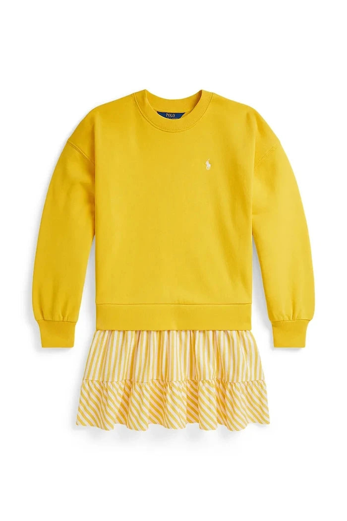Детска памучна рокля Polo Ralph Lauren