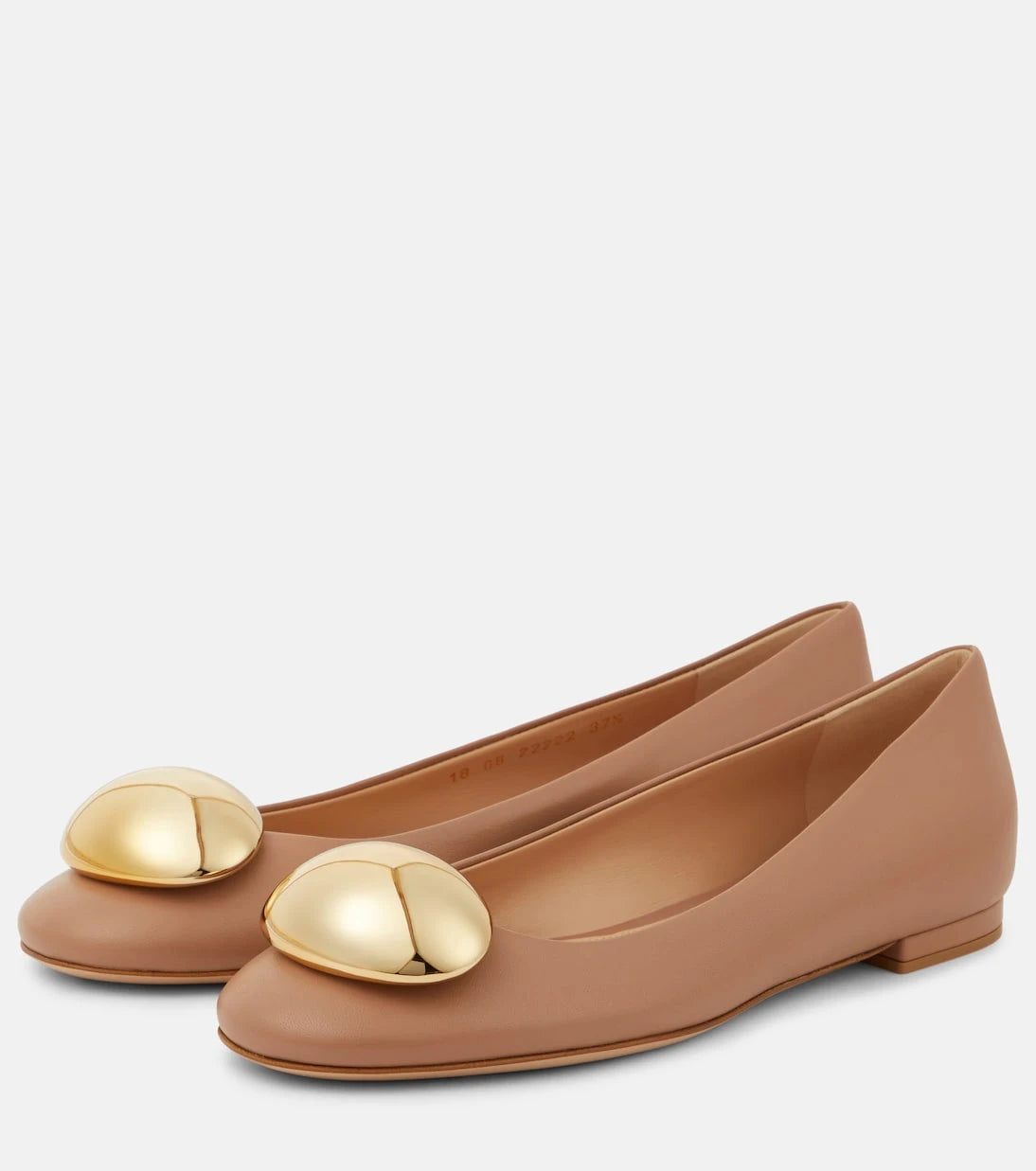 Gianvito Rossi - Sphera leather ballet flats
