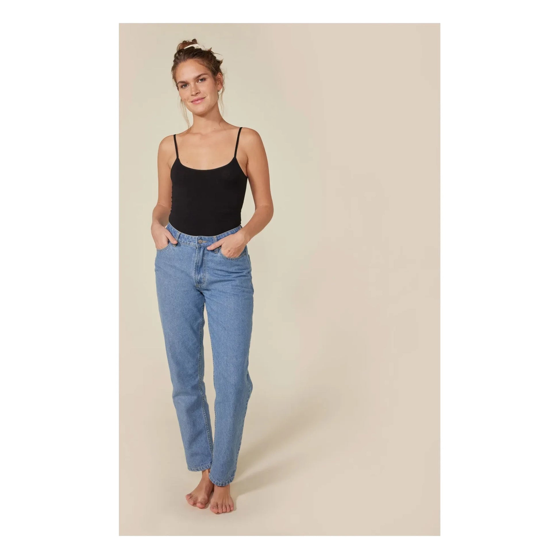 Petit Bateau - Strapless bodysuit - Women's collection  | Black