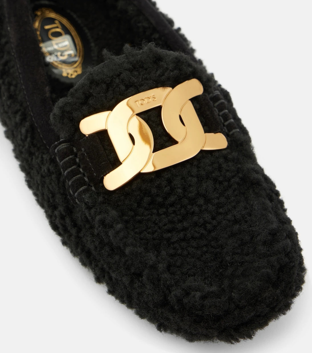 Tod's - Gommini Catena shearling driving shoes