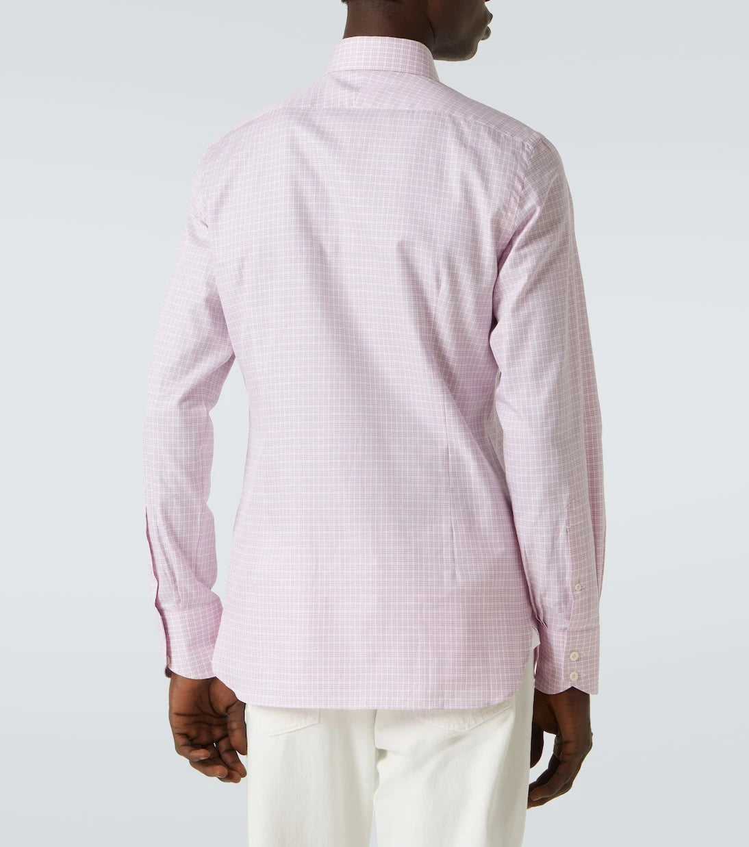Tom Ford - Checked cotton poplin shirt
