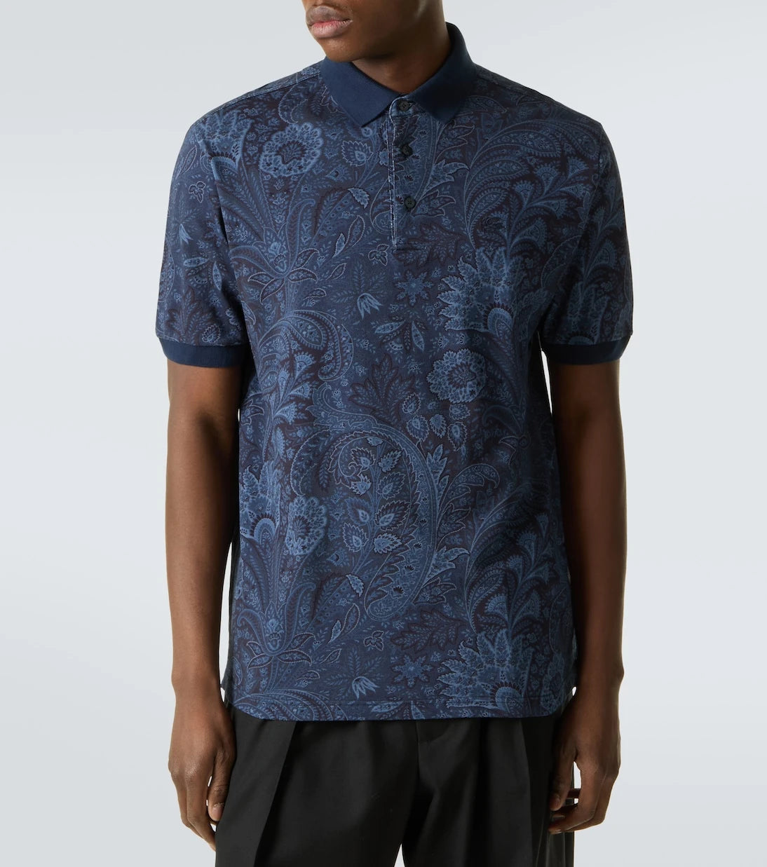 Etro - Paisley cotton polo shirt