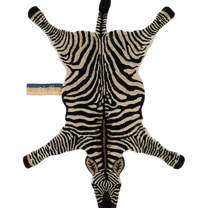 Вълнен килим Doing Goods Stripey Zebra L/152 x 109 cm