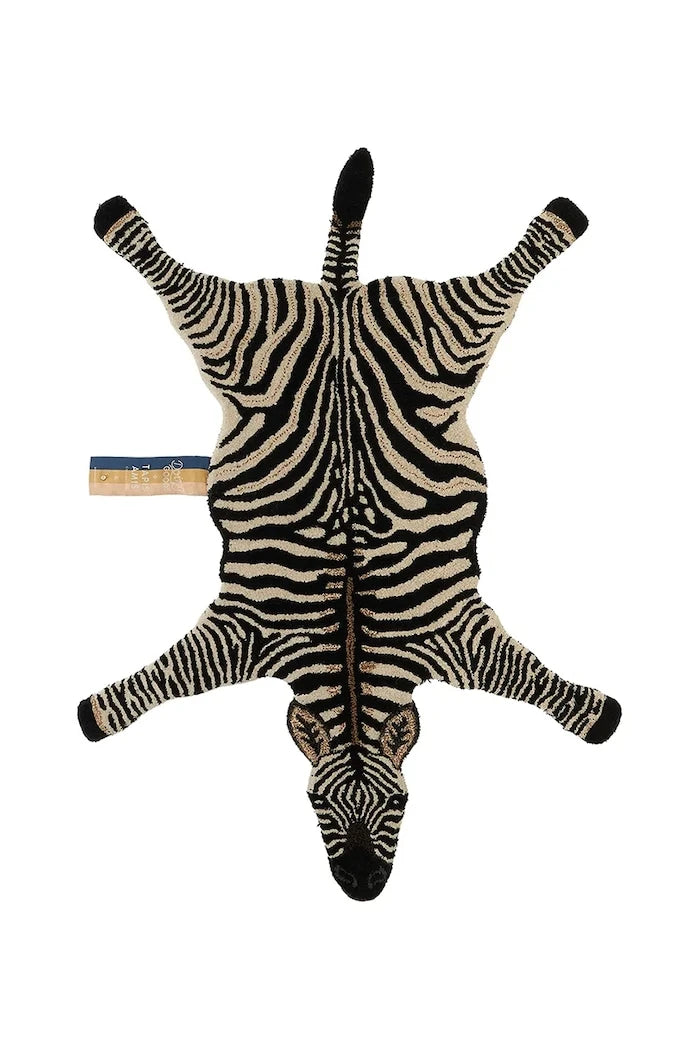 Вълнен килим Doing Goods Stripey Zebra L/152 x 109 cm