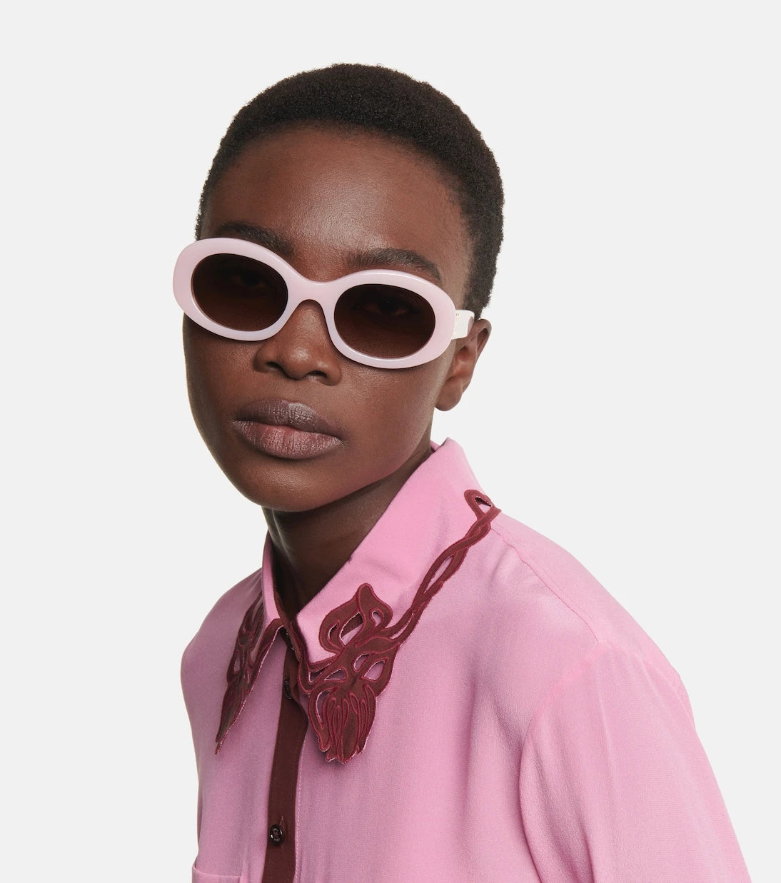 Celine Eyewear - Oval acetate sunglasses