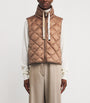 Max Mara Brown The Cube Down-Padded Gilet