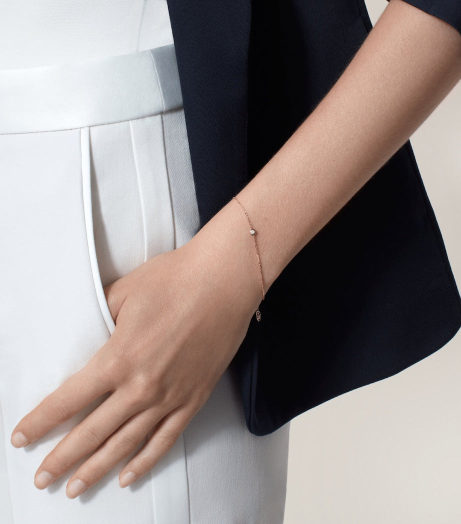 Extra-Small Yellow Gold and Diamond Cartier d'Amour Bracelet