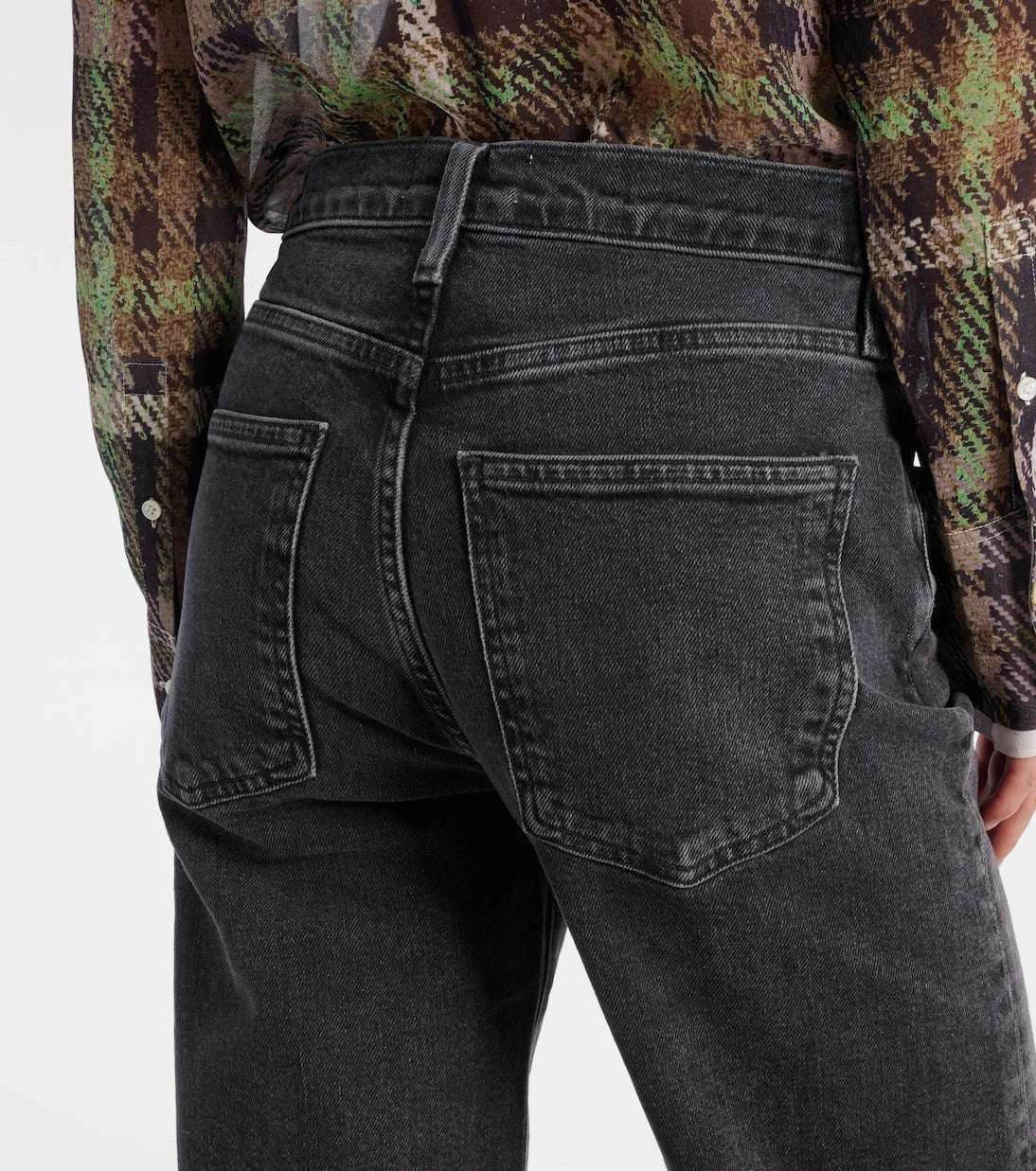 Agolde - Harper mid-rise straight jeans