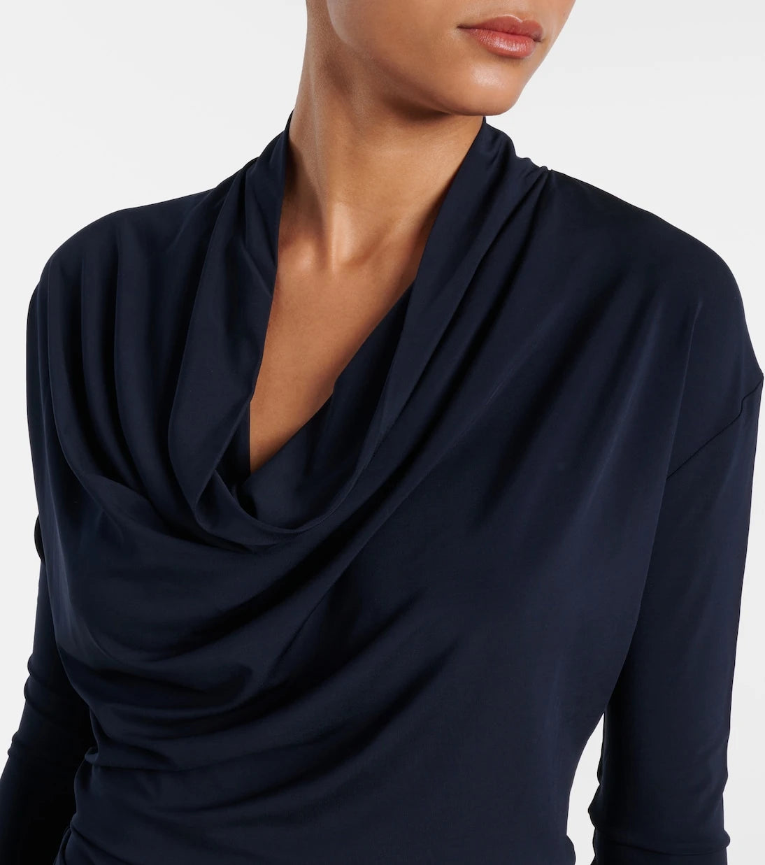 Tove - Fina draped jersey top
