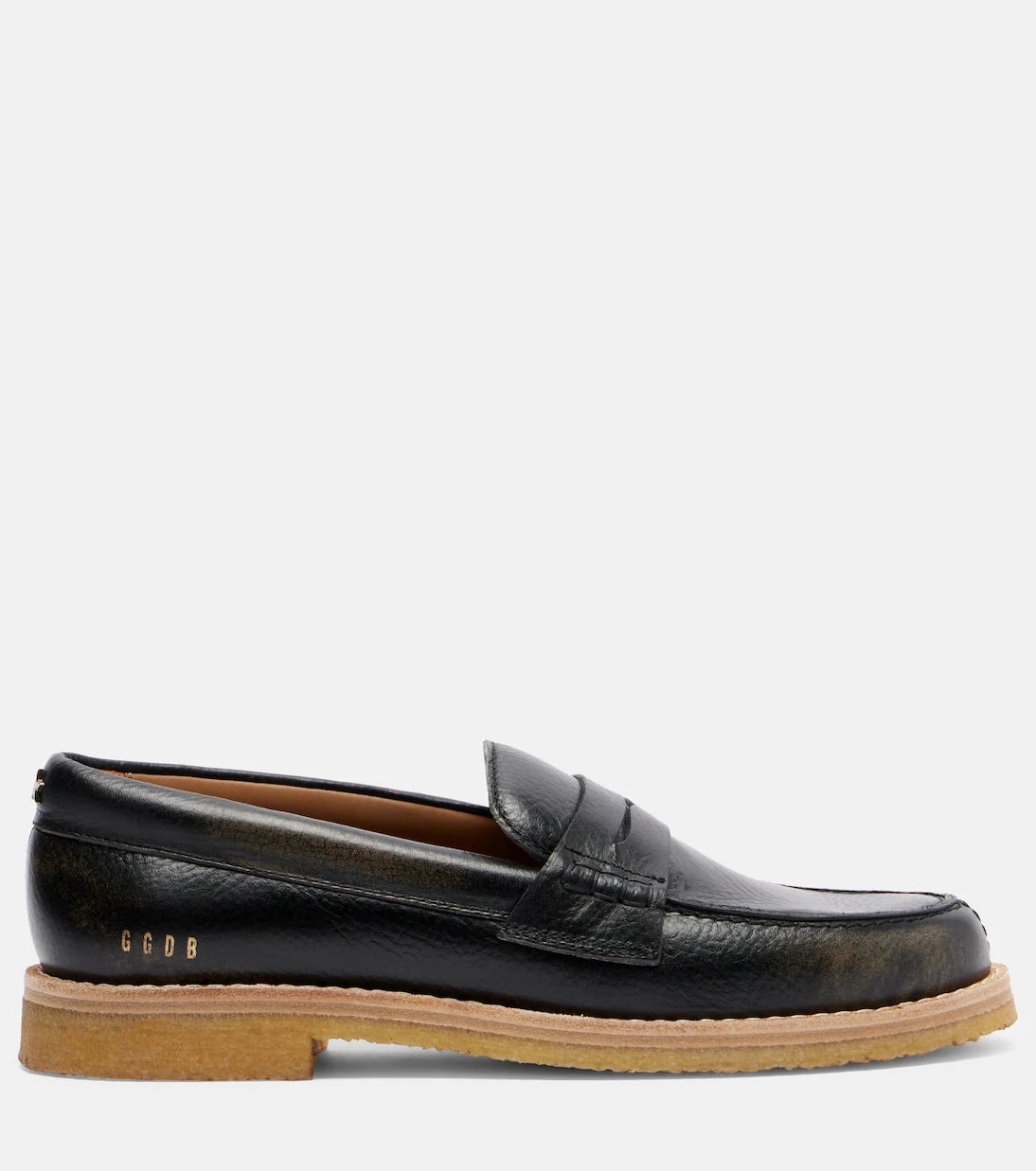 Golden Goose - Jerry distressed leather penny loafers
