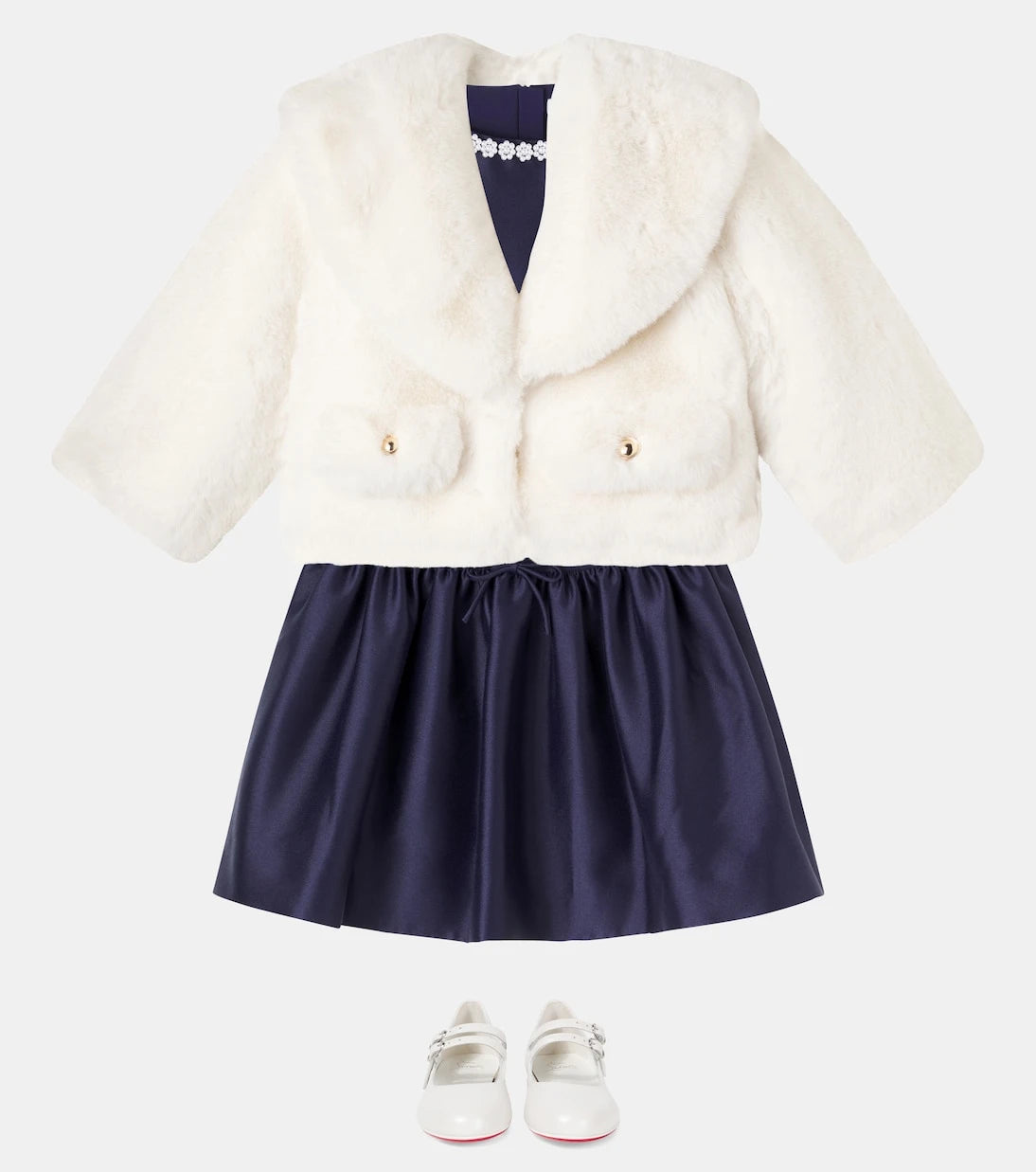 Self-Portrait Kids - Baby cropped jacket
