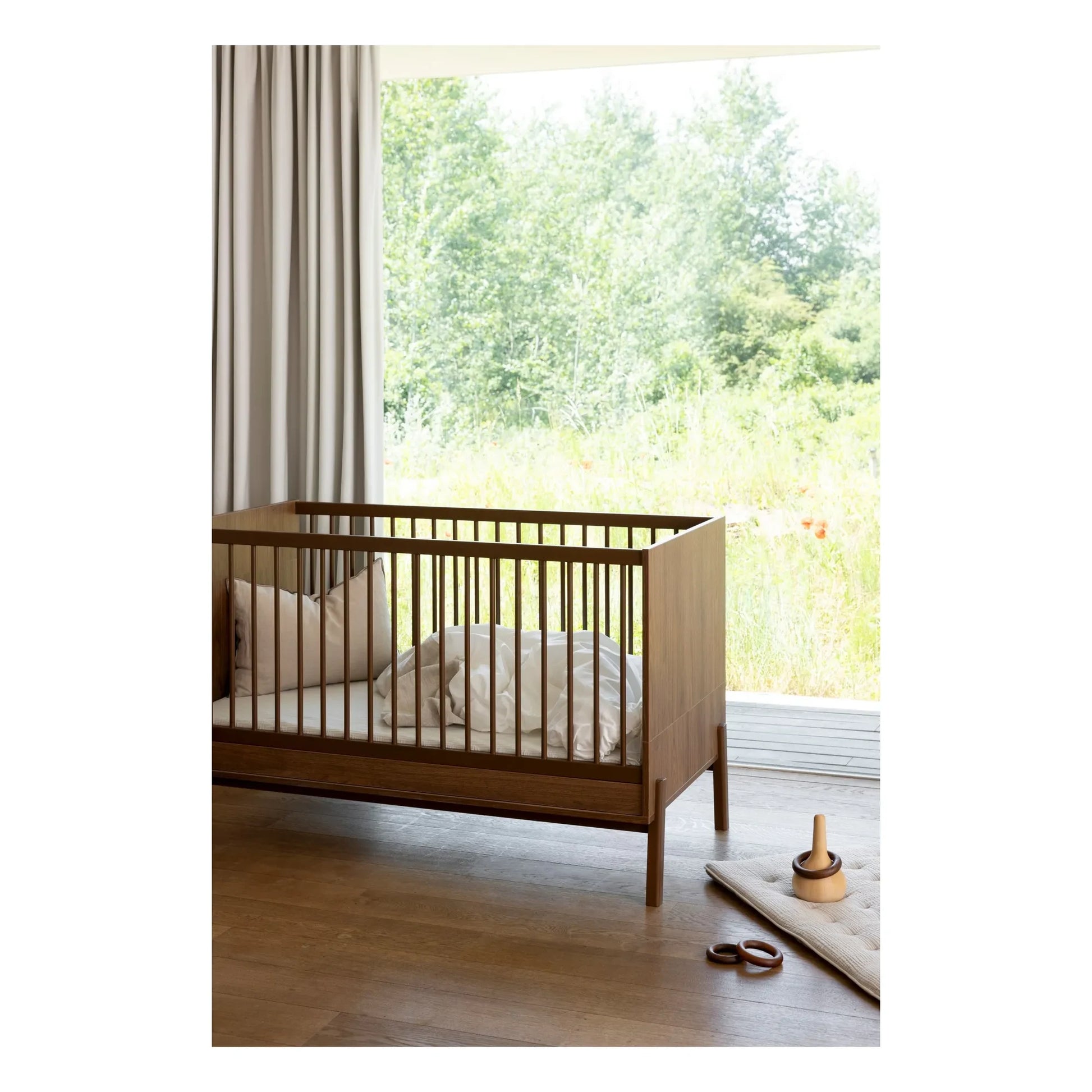 Quax - Ashi cot bed 70x140 cm | Beech