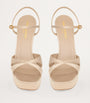 Saint Laurent Pink Leather Debbie Platform Sandals 110