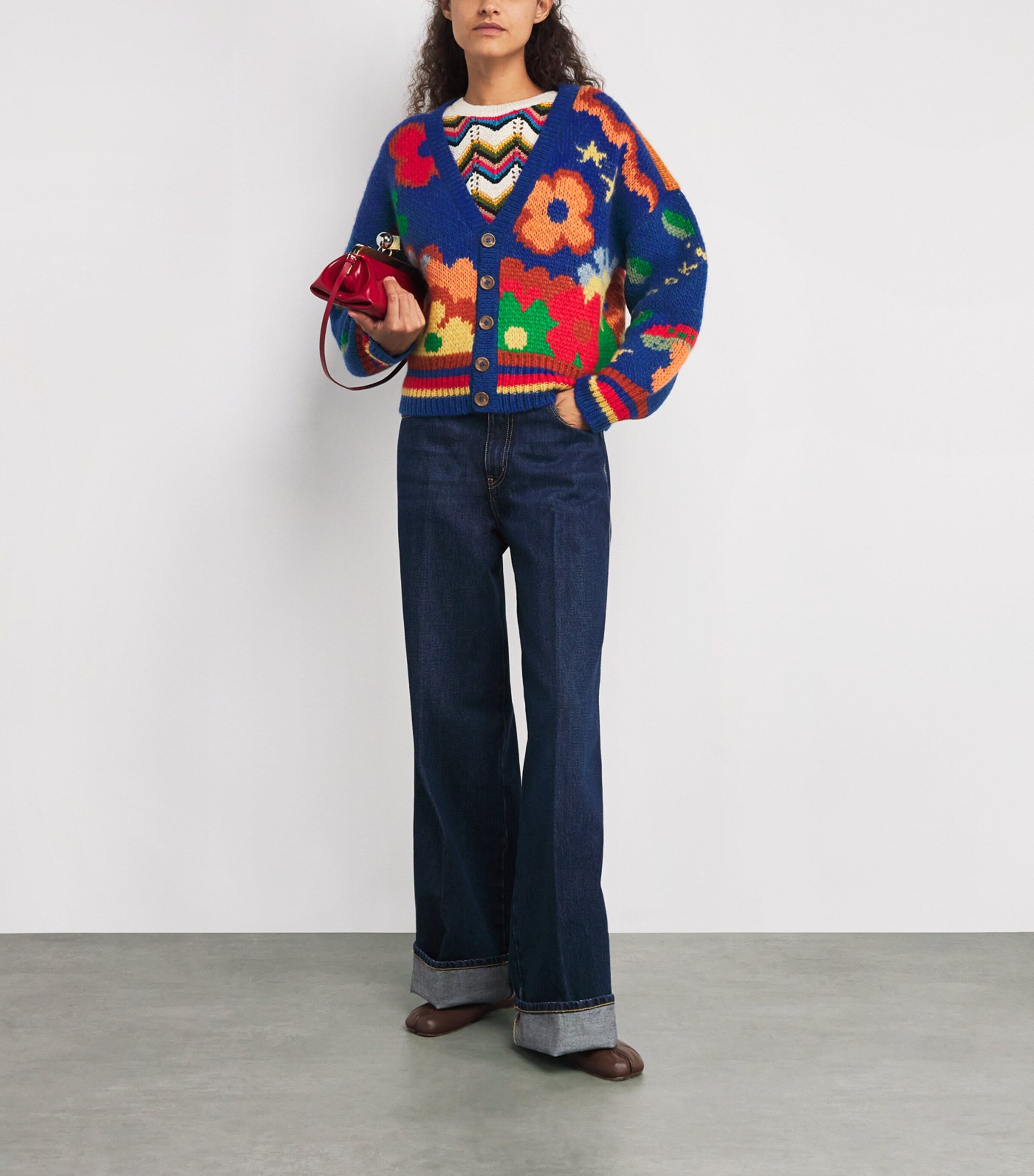 Multi The Button Cardigan