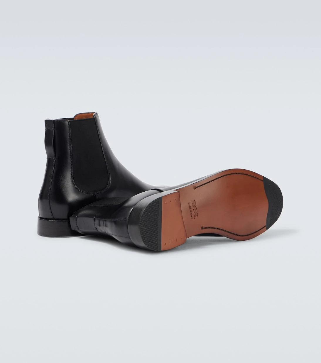 Zegna - Leather Chelsea boots