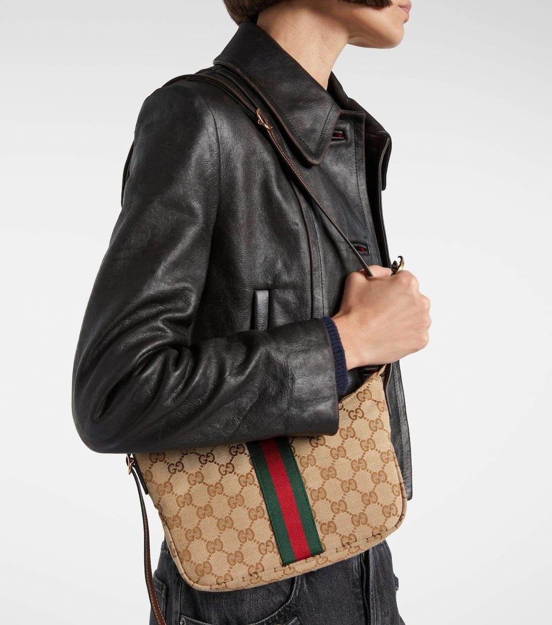Gucci - Lunetta GG Canvas Small crossbody bag