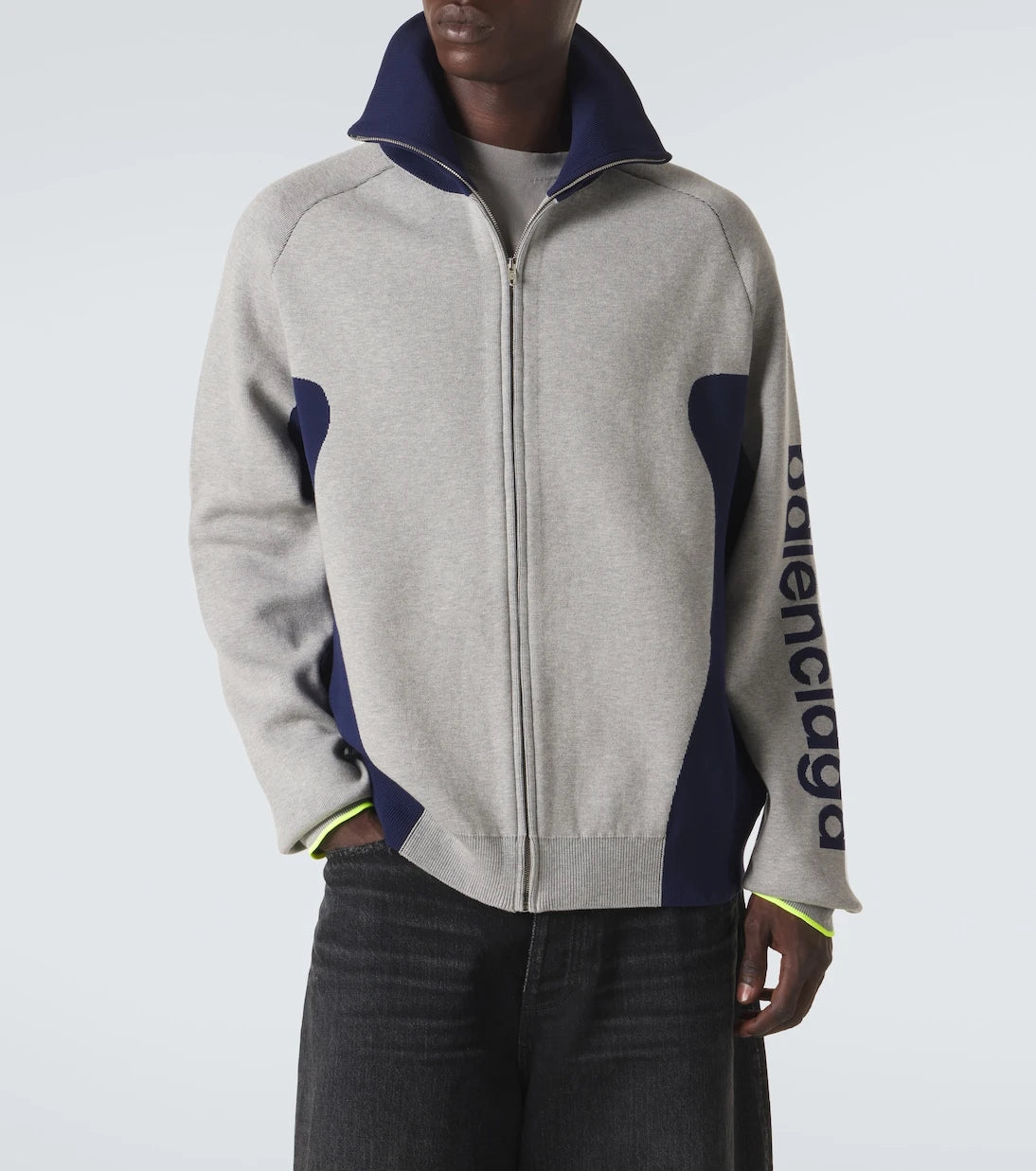 Balenciaga - Bodies cotton-blend zip-up cardigan