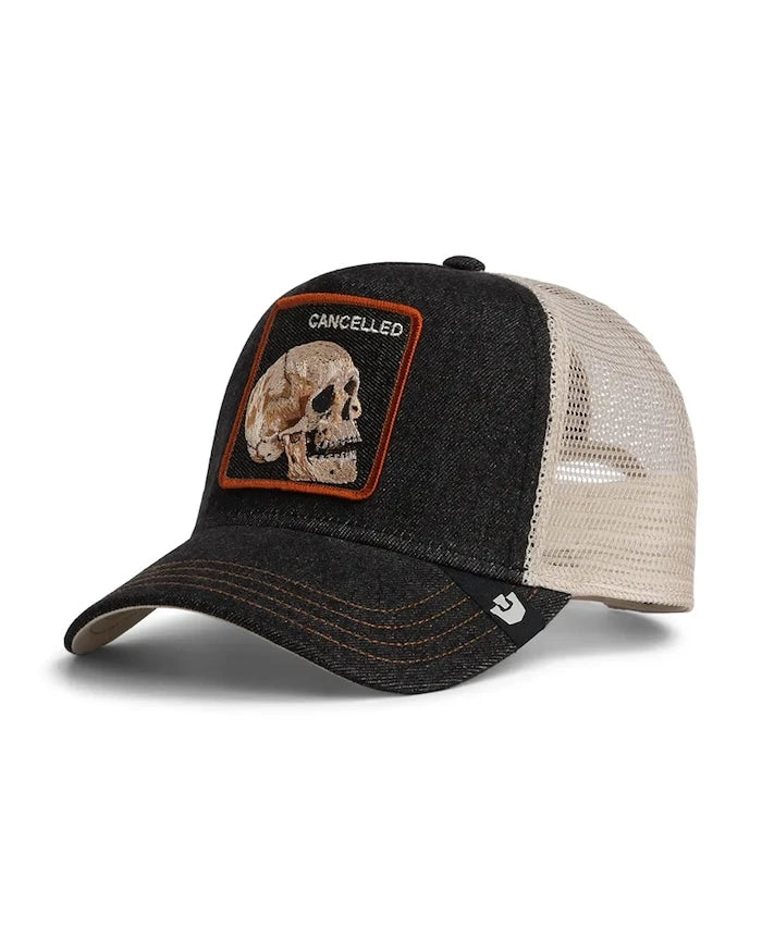 Goorin Bros шапка с козирка Denim Skull