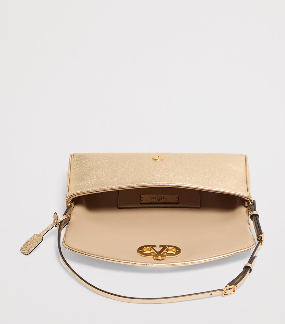 Small Leather DeVain Shoulder Bag