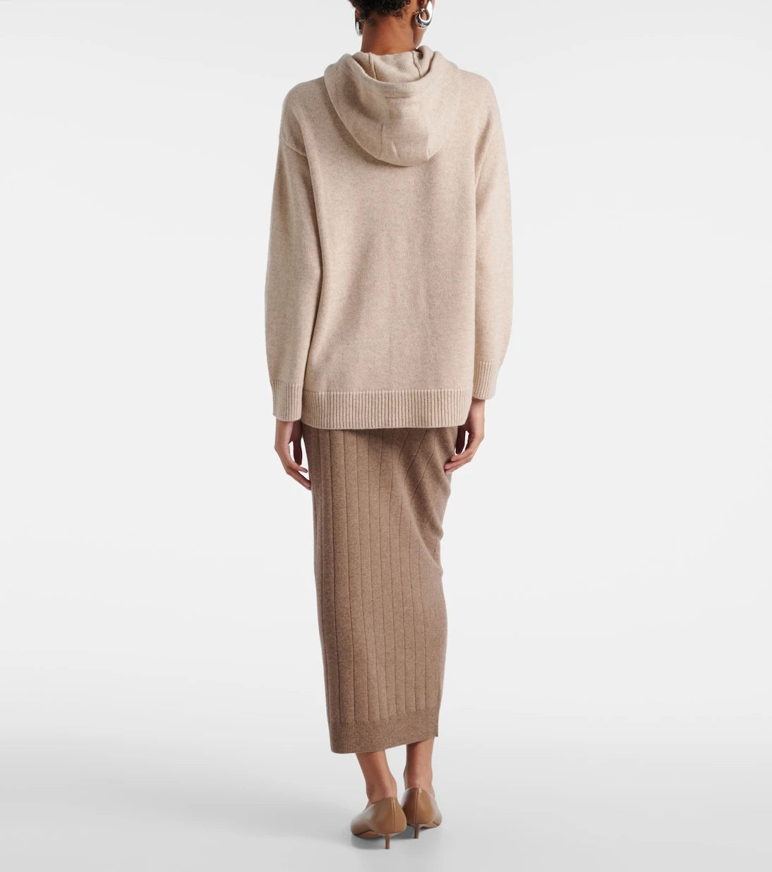 Max Mara - Liana wool and cashmere hoodie