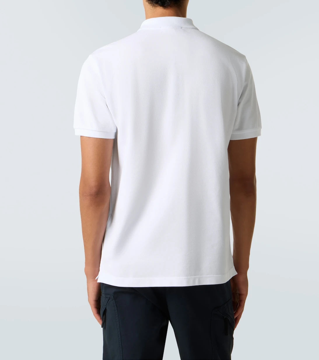 Stone Island - Compass cotton piqué polo shirt