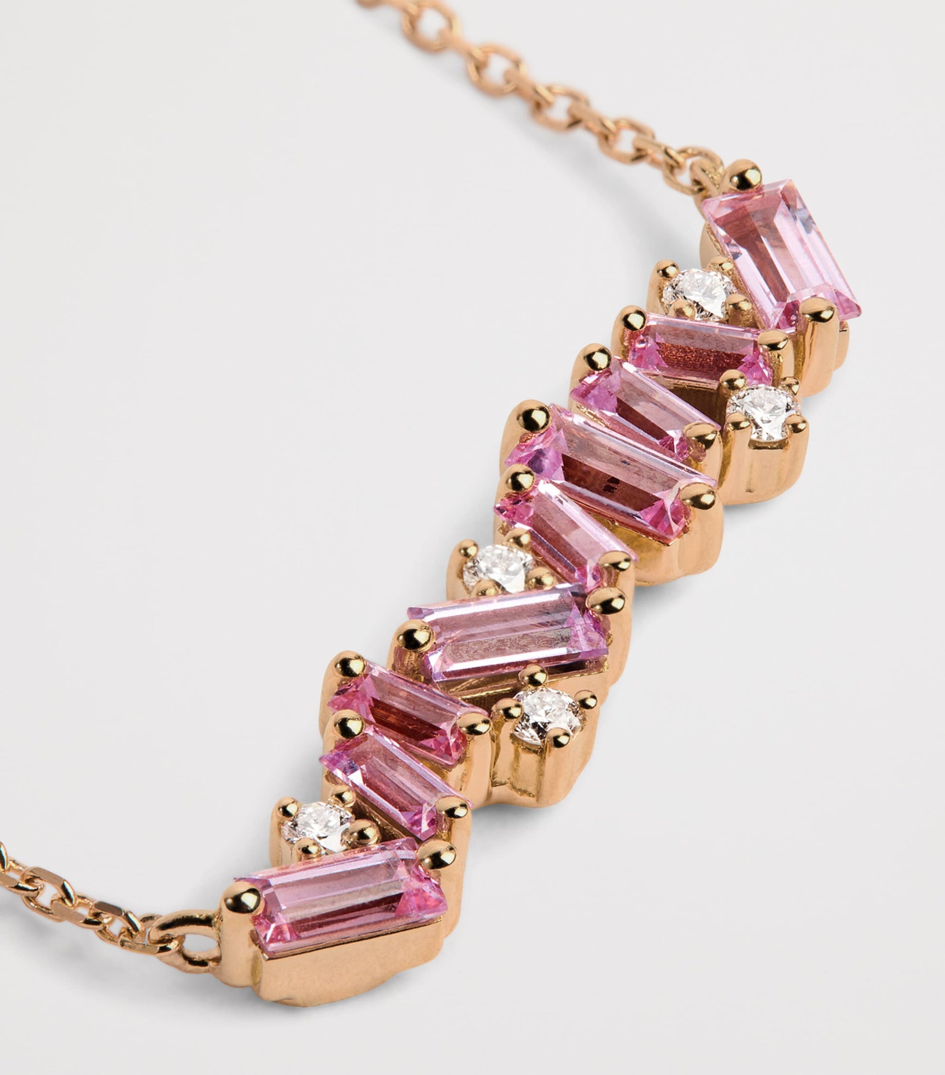 Suzanne Kalan Yellow Gold, Diamond and Sapphire Frenzy Necklace