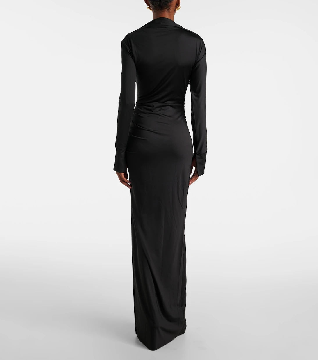 Victoria Beckham - Ruched asymmetric gown
