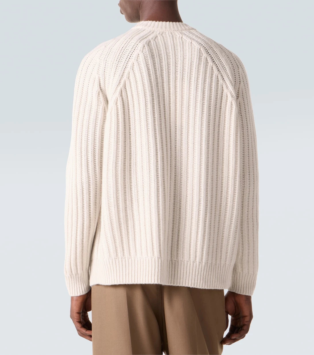 Allude - Ribbed-knit wool and cashmere sweater