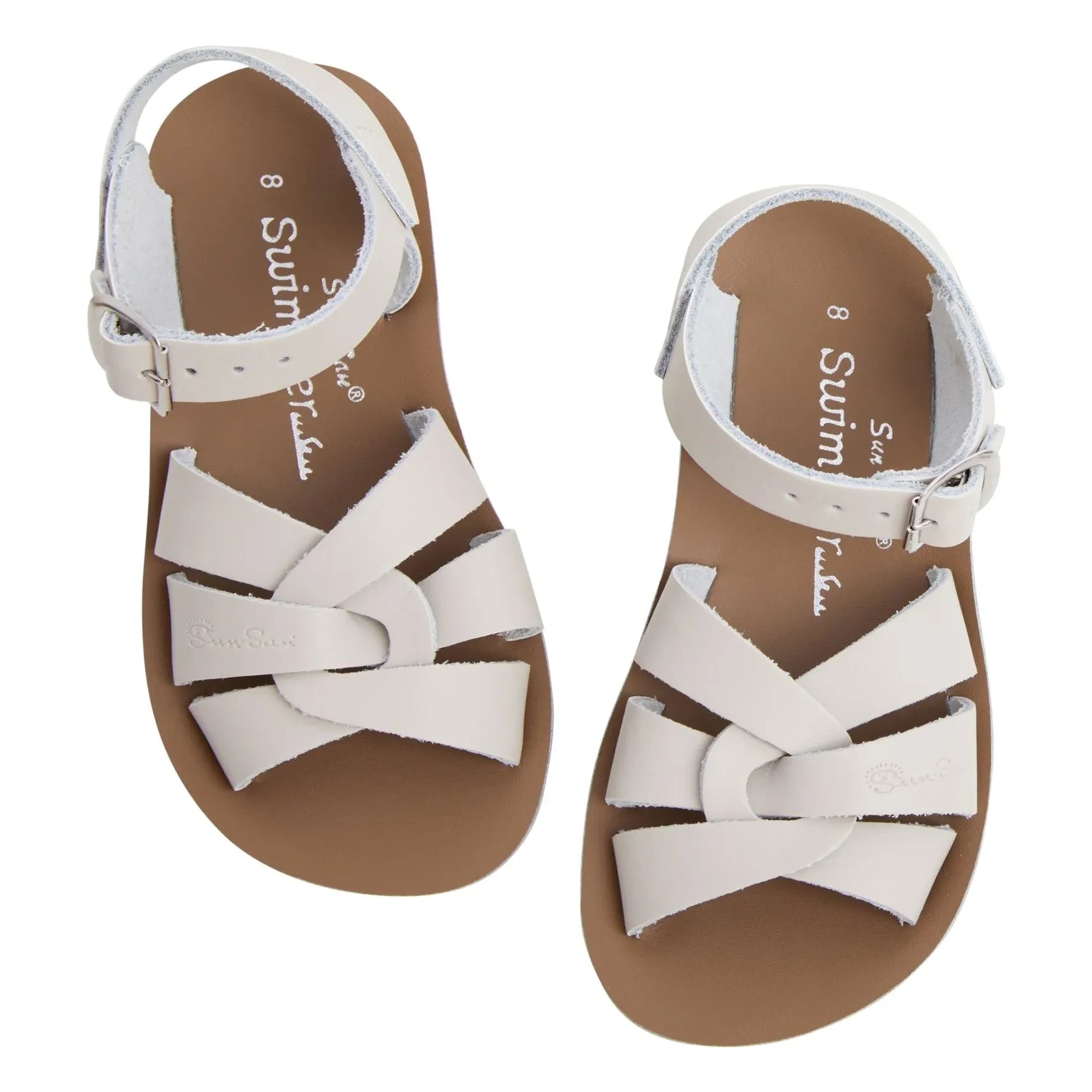 Salt-Water - Waterproof Swimmer Leather Sandals | Beige