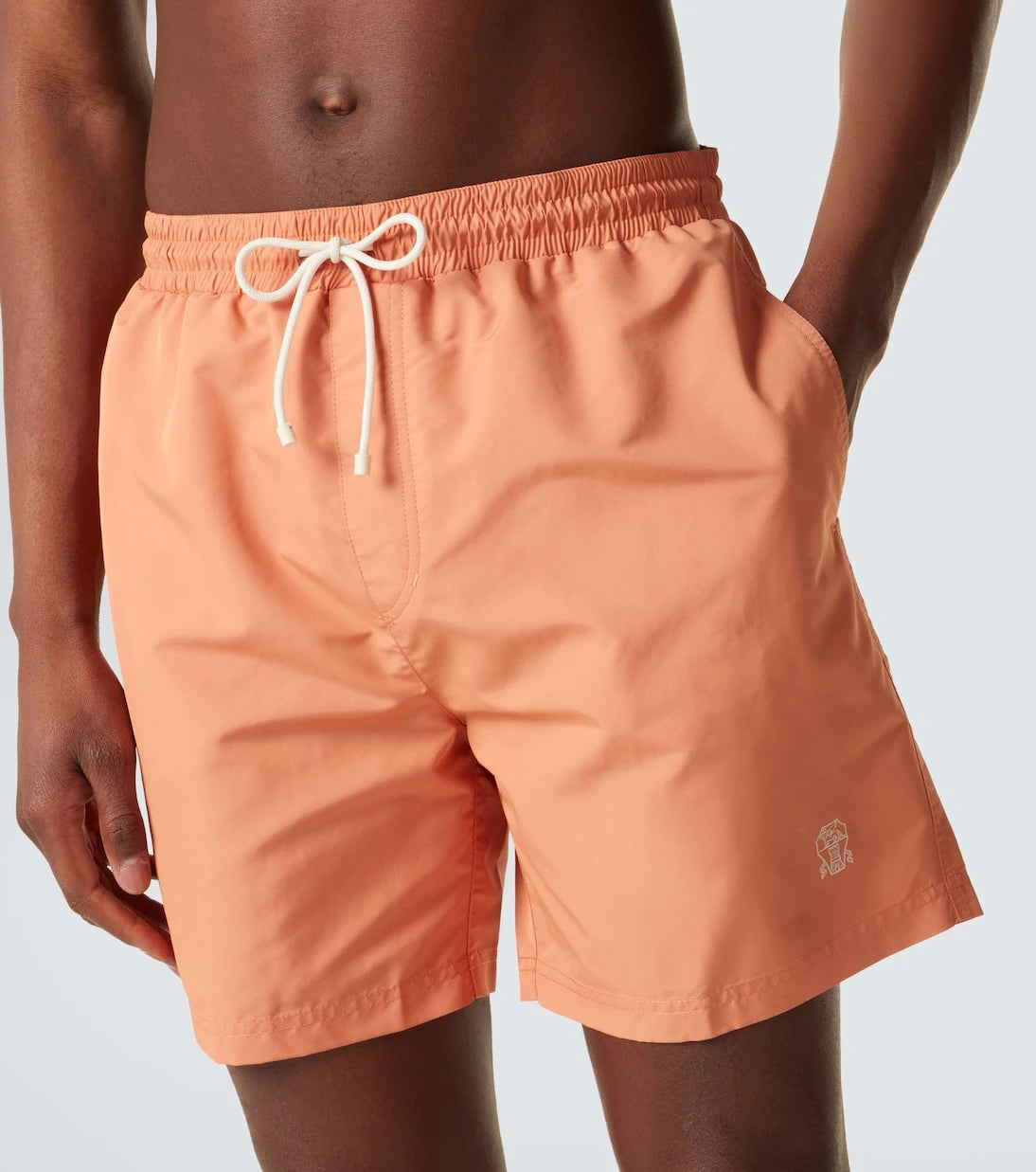 Brunello Cucinelli - Logo swim trunks
