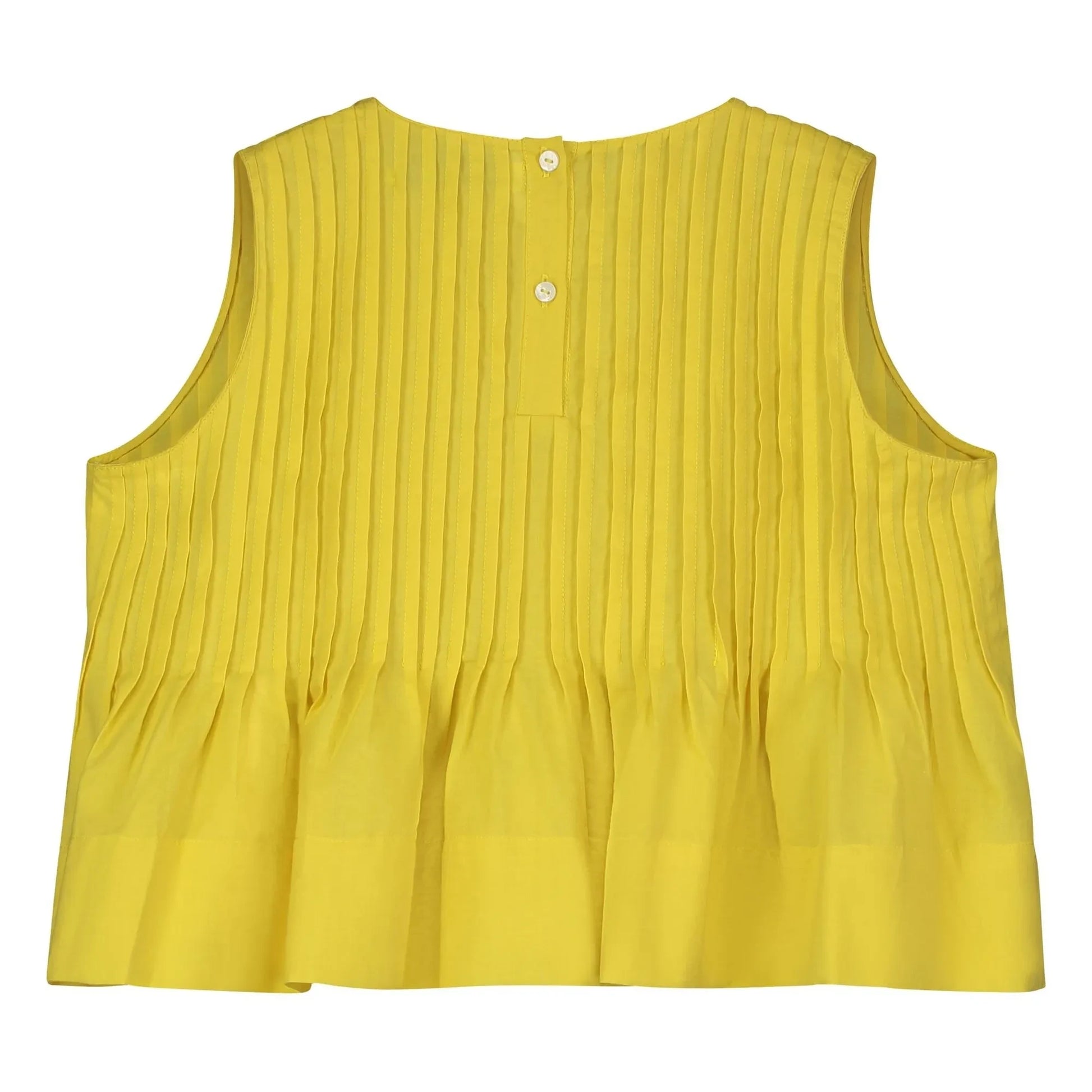 Tangerine - Pleated Top | Yellow