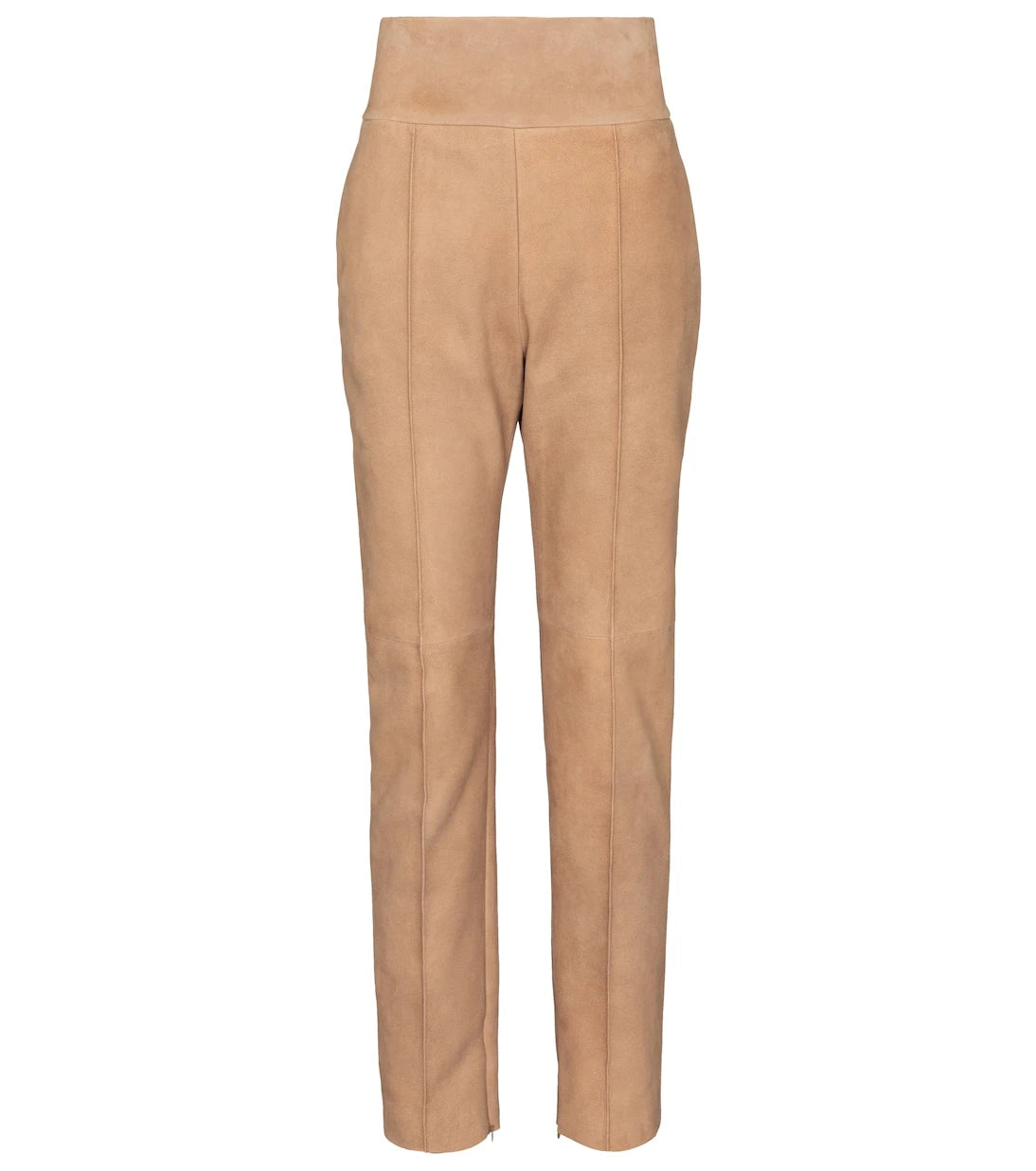 Alexandre Vauthier - Yüksek bel süet pantolon