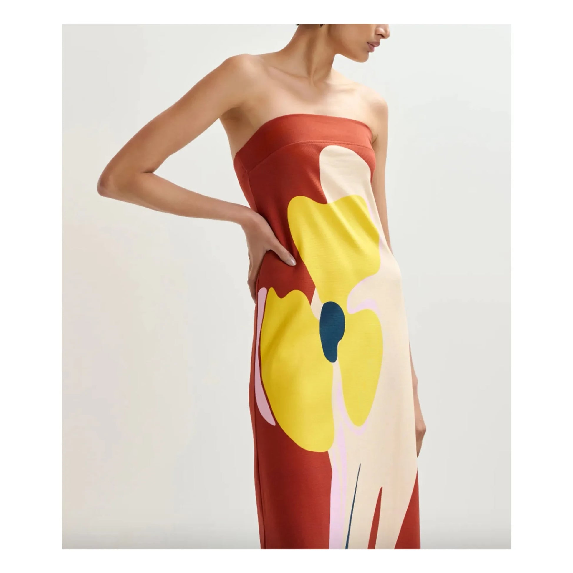 Essentiel Antwerp - Jannick Cotton Dress | Brick red
