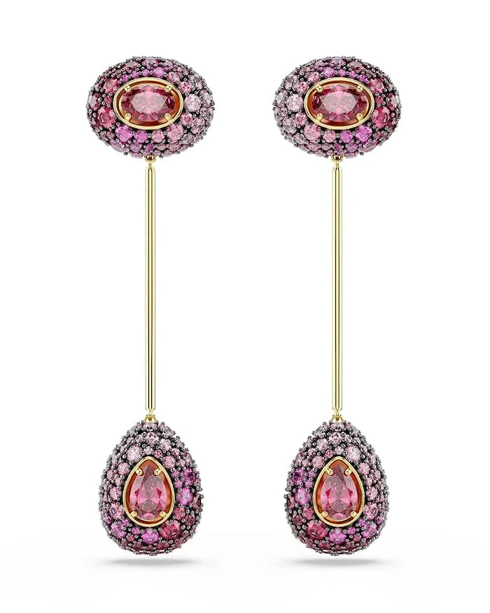 Swarovski Kadın Altın Kaplama Zirkon Küpe SUBLIMA