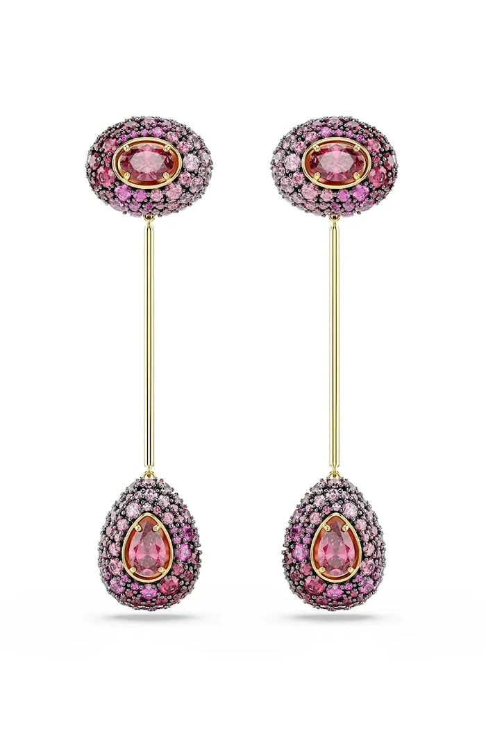 Swarovski Kadın Altın Kaplama Zirkon Küpe SUBLIMA