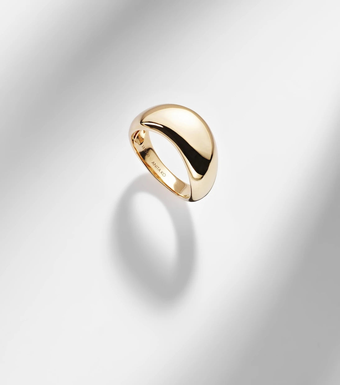 Anita Ko - Celeste Wave 18kt gold ring