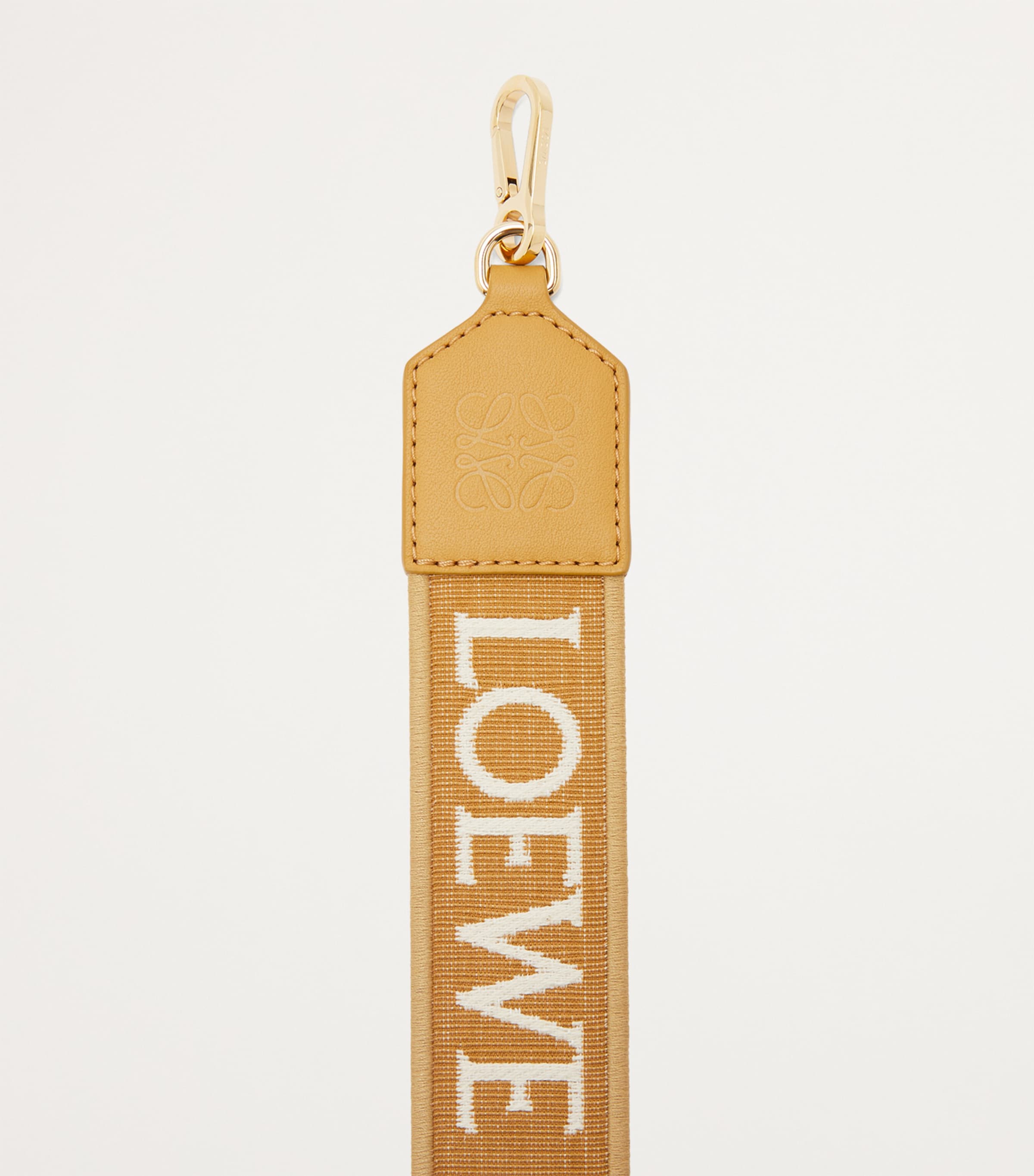 Beige Anagram Logo Strap