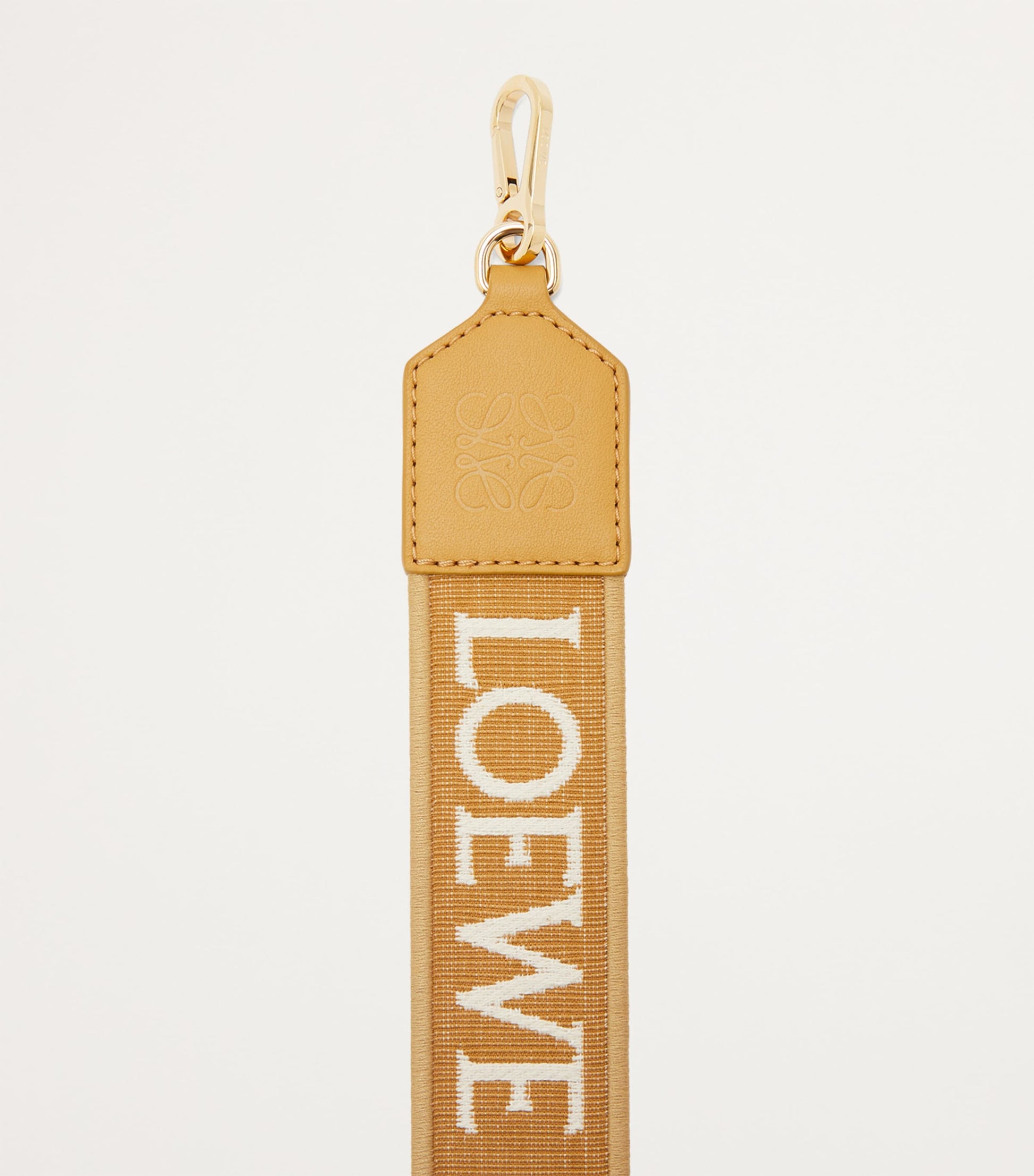 Beige Anagram Logo Strap